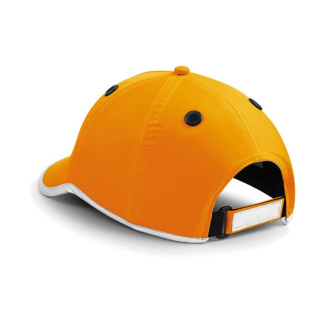 Enhanced-viz en812 bump cap fluorescent orange marimea one size