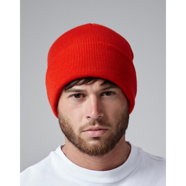 Original cuffed beanie orange marimea one size