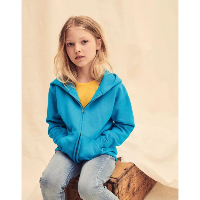 Kids classic hooded sweat jacket deep navy marimea 152 (12-13)