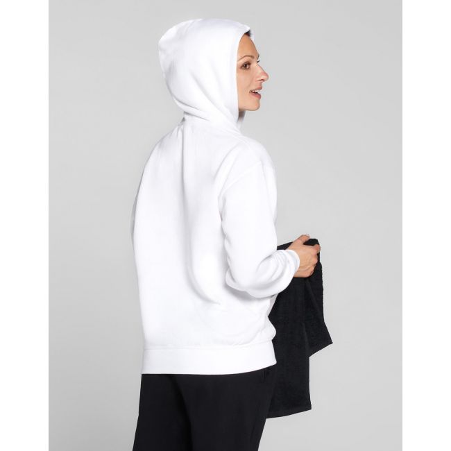 Unisex hoodie white marimea m