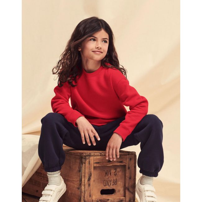 Kids premium set-in sweat burgundy marimea 140 (9-11)