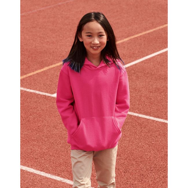 Kids classic hooded sweat heather grey marimea 140 (9-11)