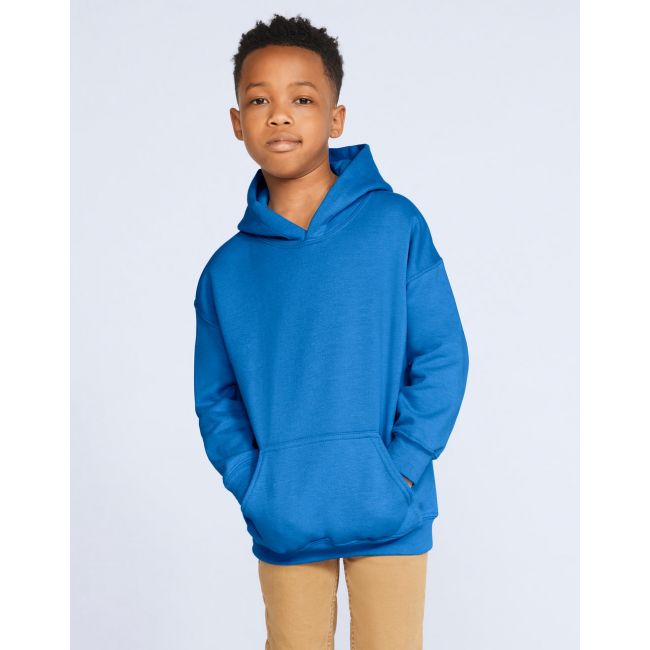 Heavy blend youth hooded sweat heliconia marimea xs (104/110)