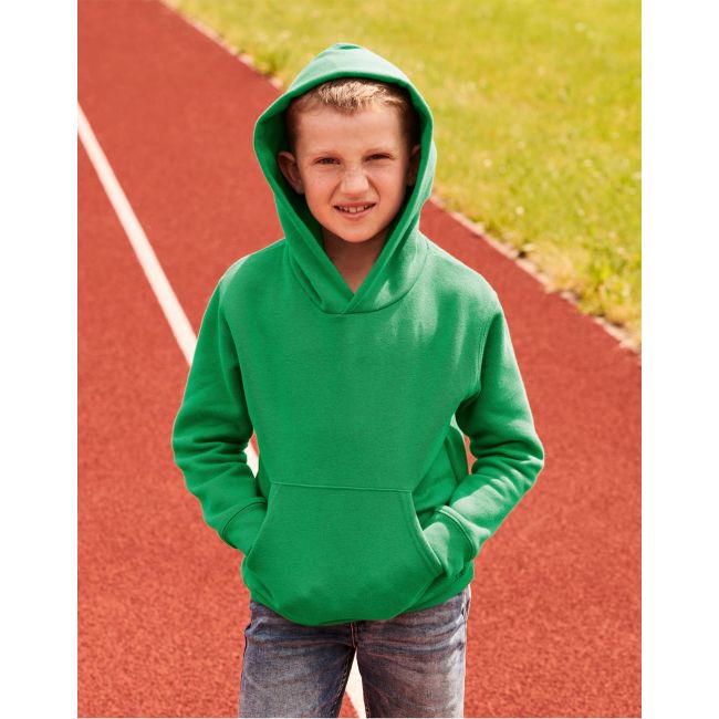 Kids premium hooded sweat black marimea 116 (5-6)