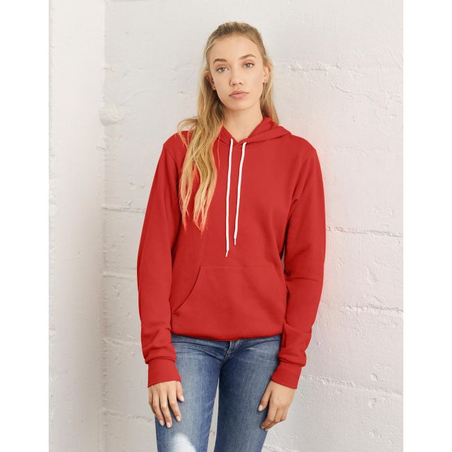 Unisex poly-cotton pullover hoodie maroon marimea 2xl