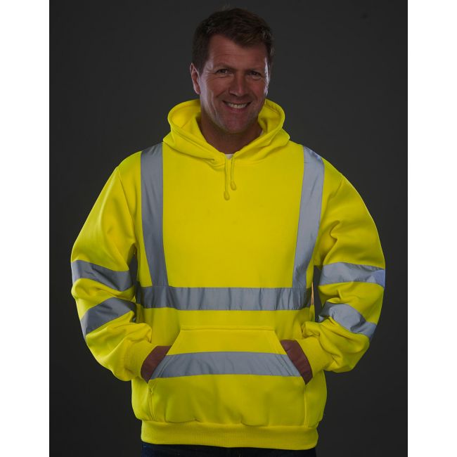 Fluo hoodie fluo orange marimea 2xl