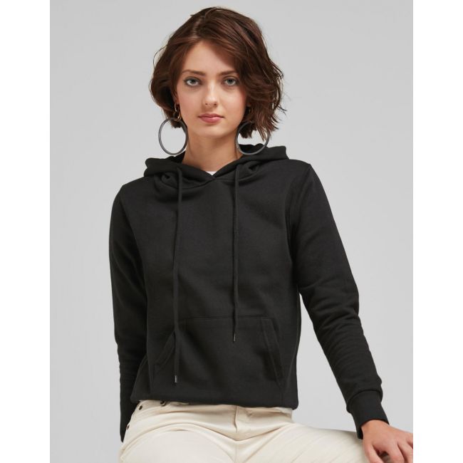 Ladies' hooded sweatshirt black marimea m