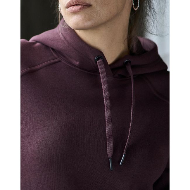 Ladies hooded sweat dark grey marimea l