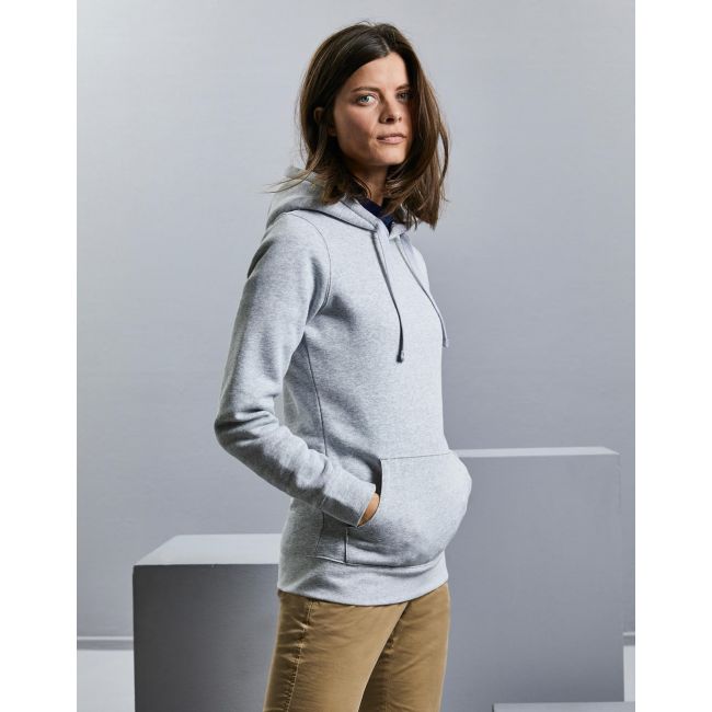 Ladies' authentic hooded sweat convoy grey marimea xl