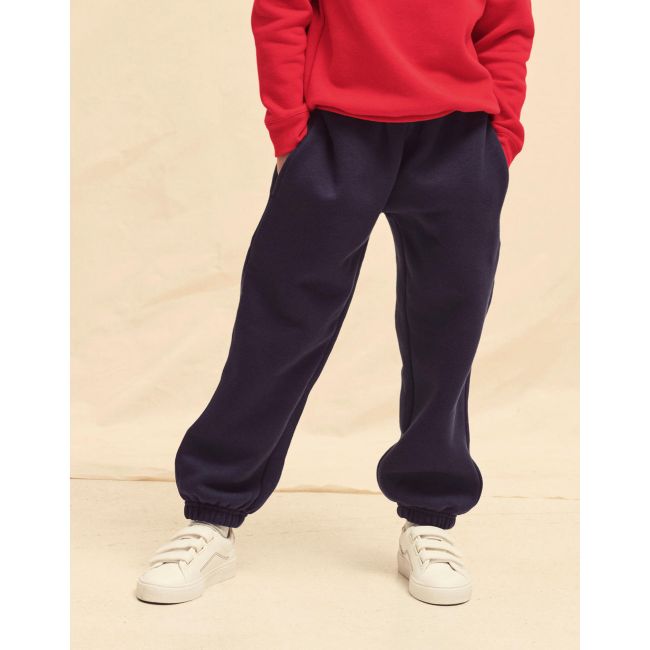Kids premium elasticated cuff jog pants deep navy marimea 116 (5-6)