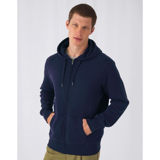 King zipped hooded navy blue marimea m