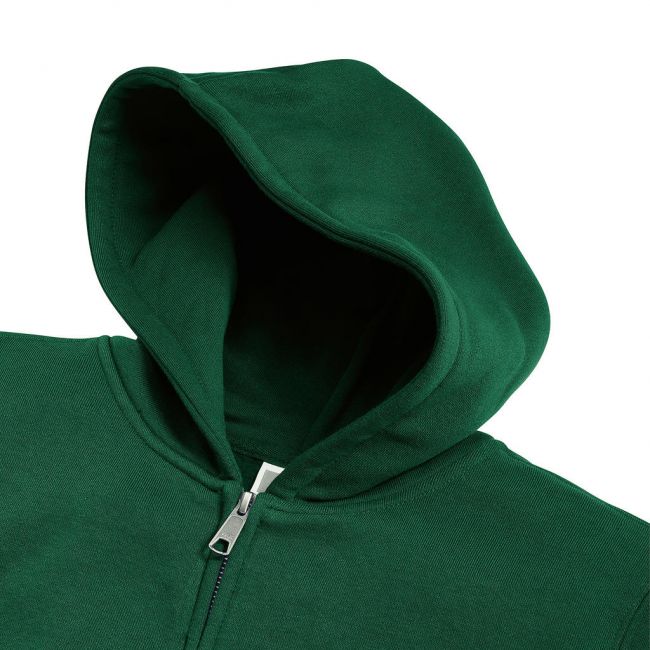 Kids' authentic zipped hood sweat bottle green marimea l (128/7-8)