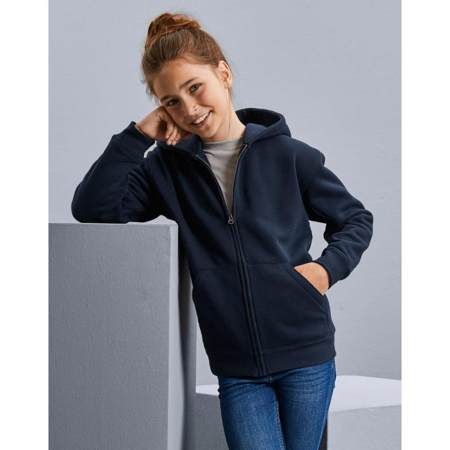 Kids' authentic zipped hood sweat french navy marimea l (128/7-8)