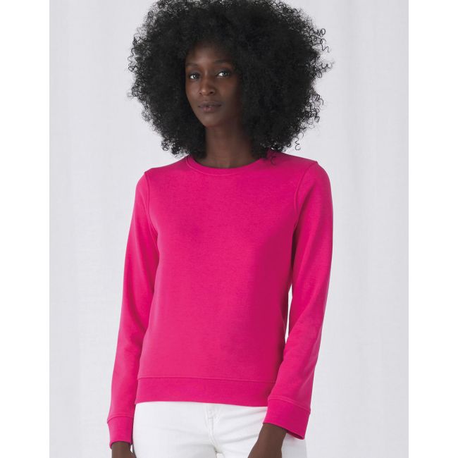 Organic crew neck /women french terry lime marimea l