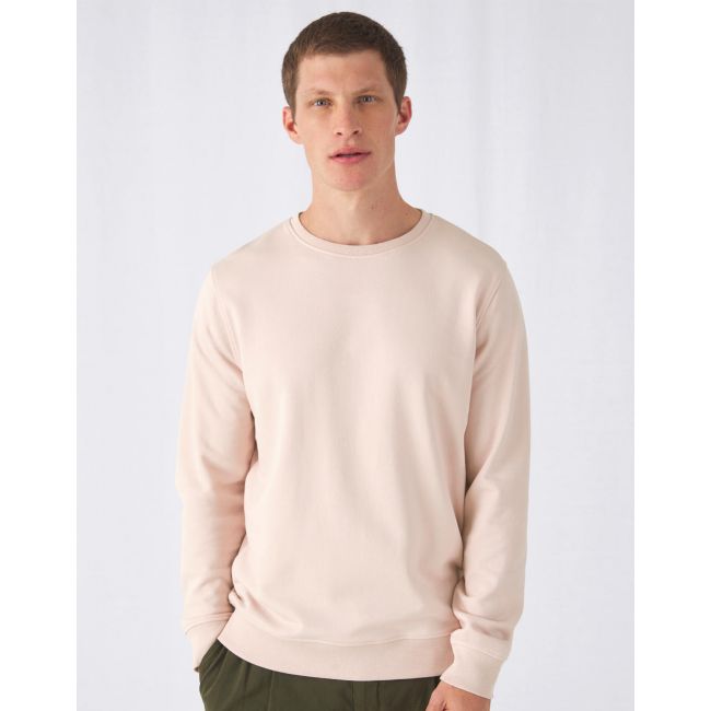 Organic crew neck french terry black pure marimea s