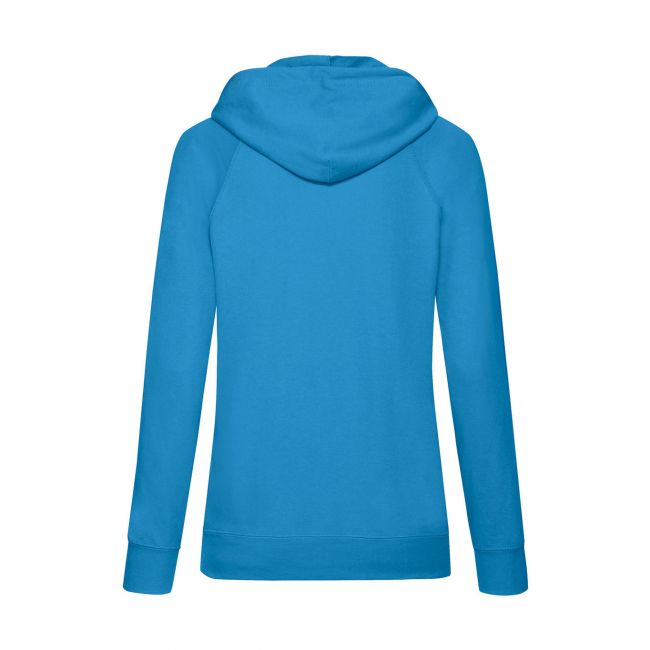 Ladies lightweight hooded sweat azure blue marimea 2xl