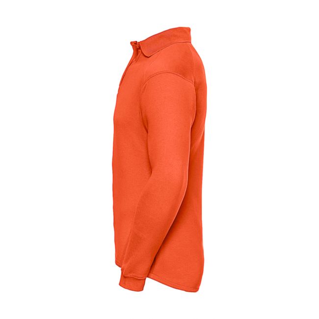 Workwear sweatshirt with collar classic red marimea 2xl