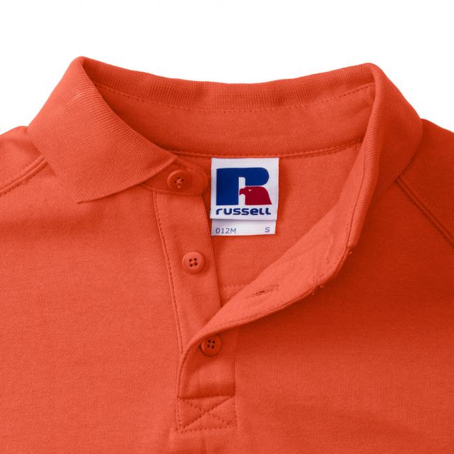 Workwear sweatshirt with collar classic red marimea 3xl