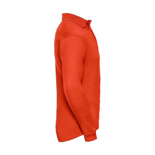 Workwear sweatshirt with collar classic red marimea 3xl
