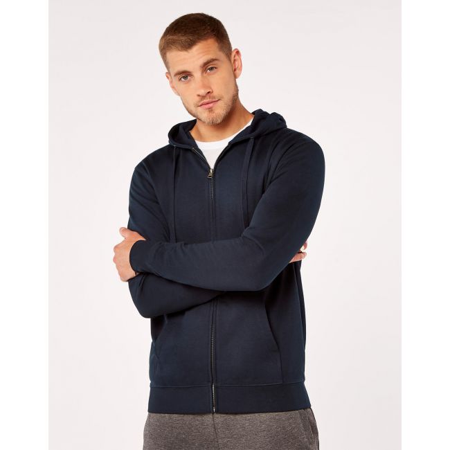 Regular fit zipped hoodie superwash® 60º dark grey marl marimea l