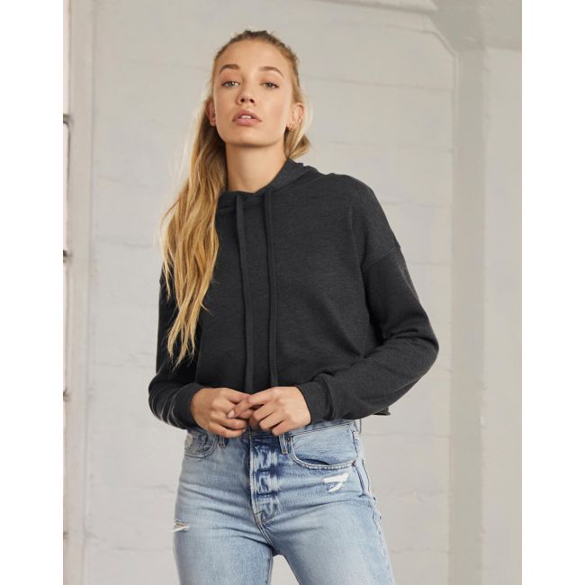 Women's cropped fleece hoodie storm marimea xl