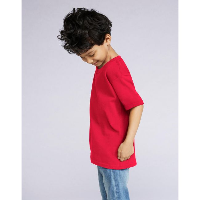 Heavy cotton toddler t-shirt red marimea 3t (98 - m)