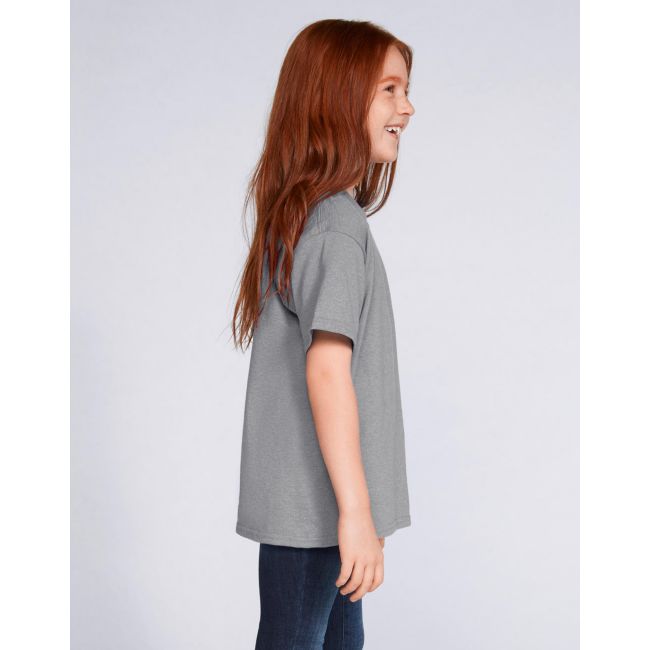 Heavy cotton youth t-shirt carolina blue marimea xs (140/152)