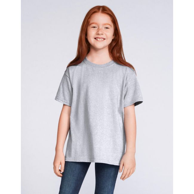 Heavy cotton youth t-shirt gold marimea l (176)