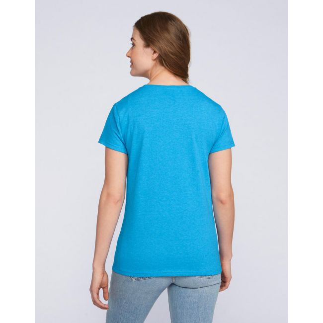 Ladies' heavy cotton t-shirt cobalt marimea 2xl