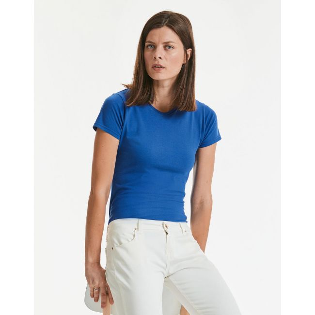 Ladies' slim t orange marimea l