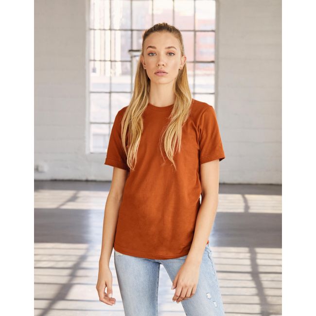 Unisex jersey short sleeve tee brown marimea xs