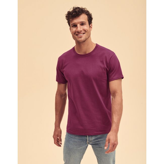 Valueweight tee fuchsia marimea m