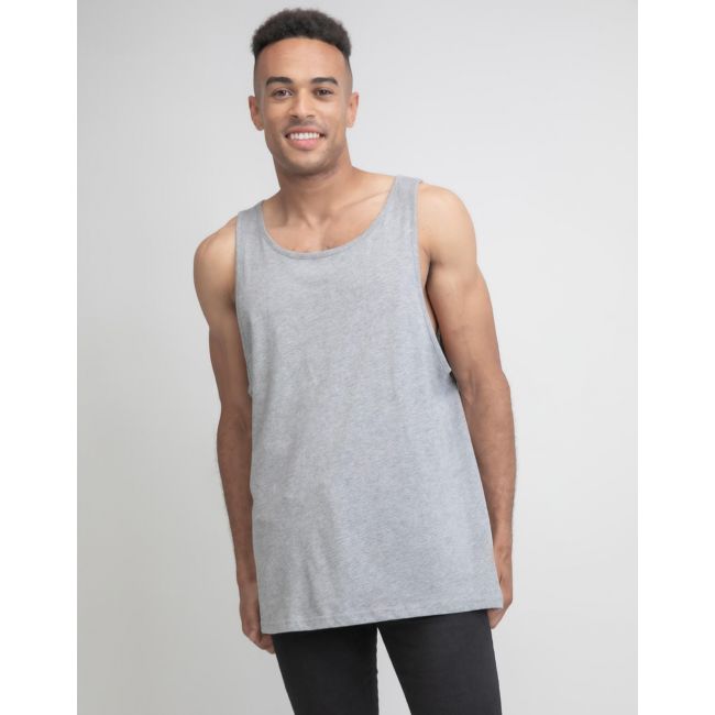 One drop armhole vest heather grey melange marimea s