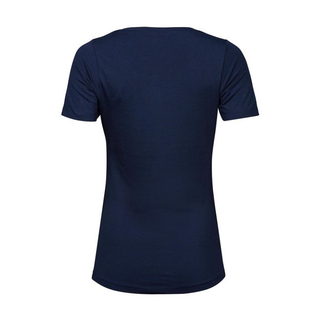 Ladies stretch tee black marimea s