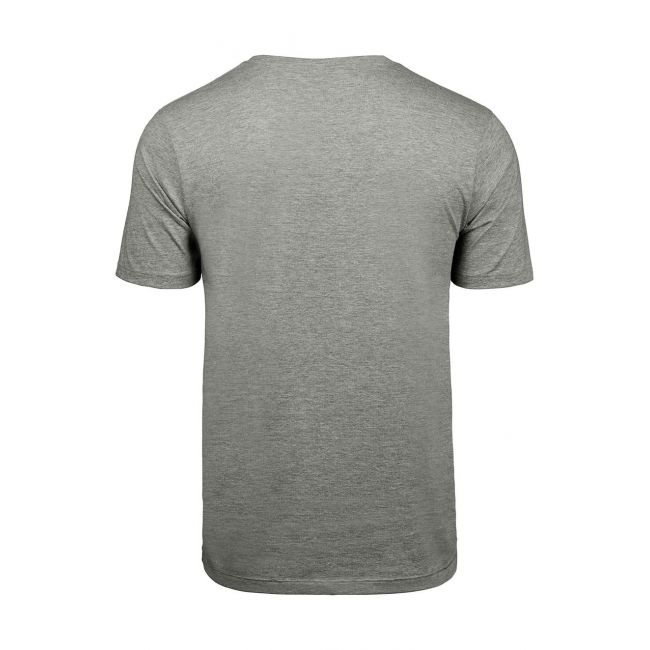 Luxury v-neck tee heather grey marimea 3xl