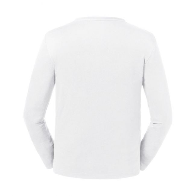 Men's pure organic l/s tee white marimea xs