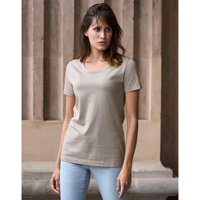 Ladies sof tee dark olive marimea l