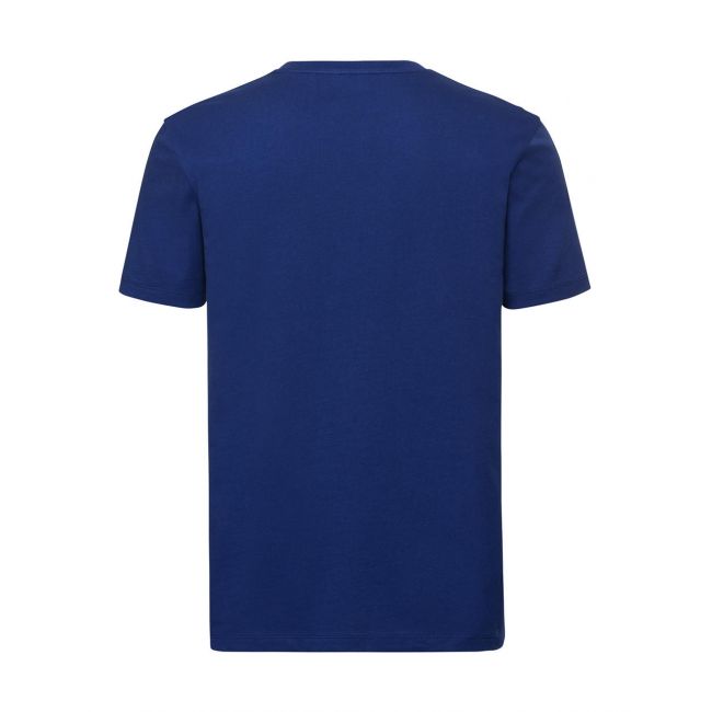 Men's pure organic tee bright royal marimea m