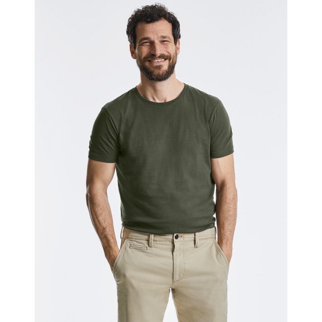 Men's pure organic tee natural marimea l