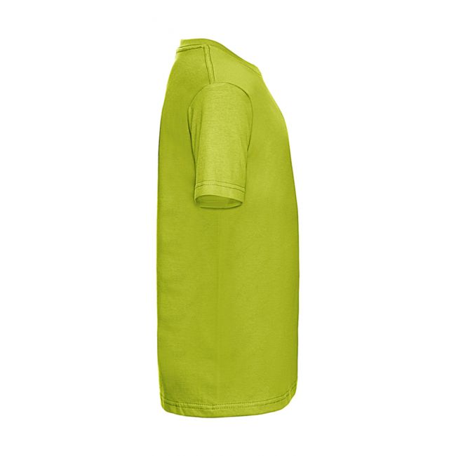 Kids' slim t-shirt lime marimea xs (90/1-2)