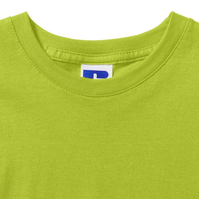 Kids' slim t-shirt lime marimea xs (90/1-2)