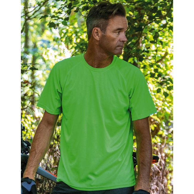 Aircool tee fluorescent yellow marimea xl