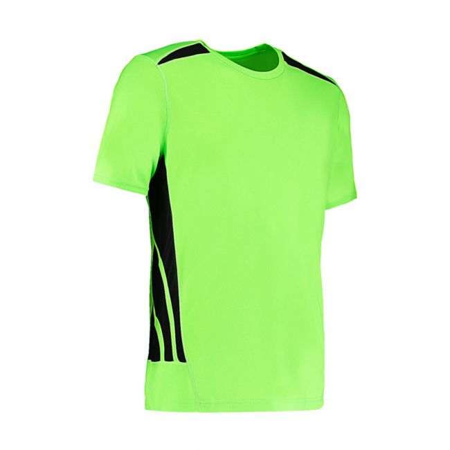 Regular fit cooltex® training tee fluorescent lime/black marimea 2xl