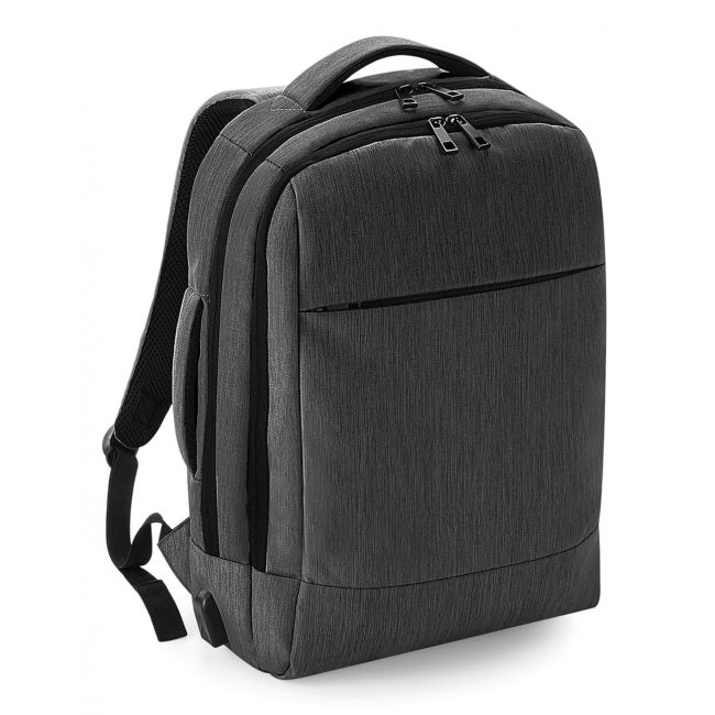 Q-tech charge convertible backpack black marimea one size