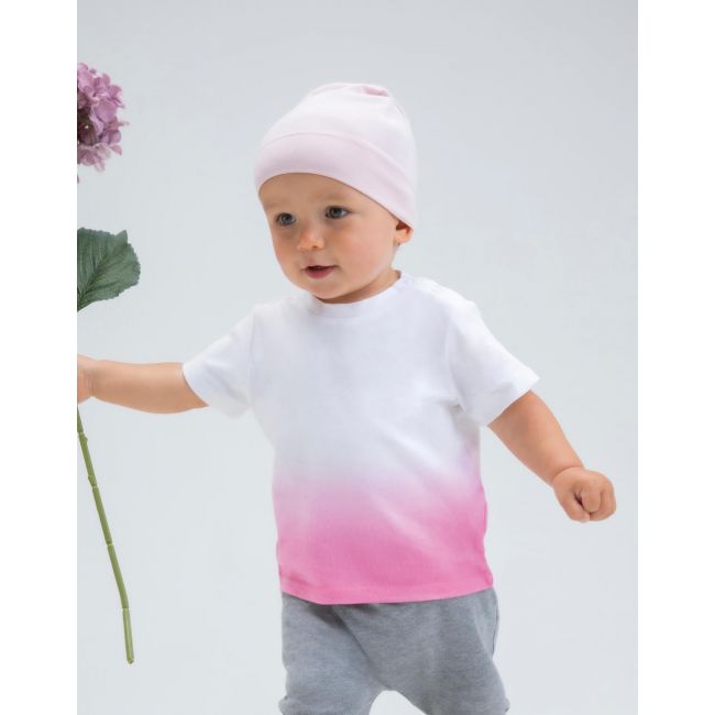Baby dips t white/bubble gum pink marimea 18-24