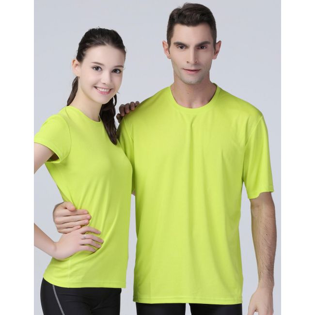 Performance t-shirt lime green marimea l