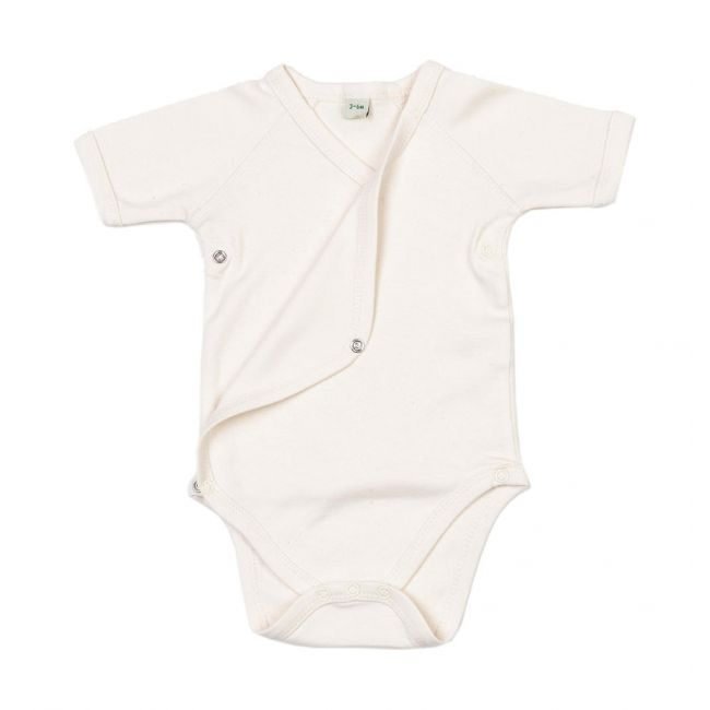 Baby kimono bodysuit organic natural marimea 3-6