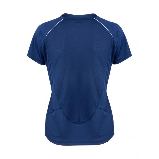 Spiro ladies' dash training shirt navy/white marimea xs