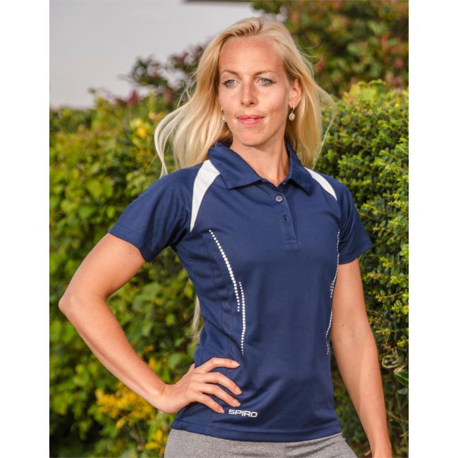 Lady spiro team spirit polo white/navy marimea xl