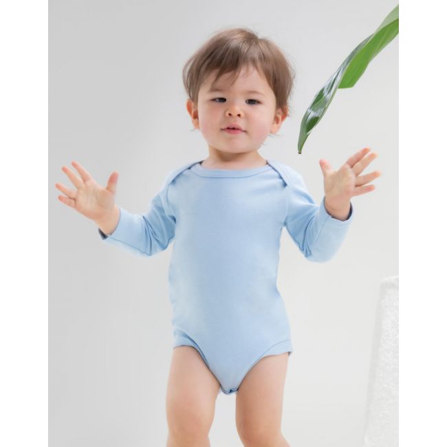 Baby long sleeve bodysuit black marimea 6-12